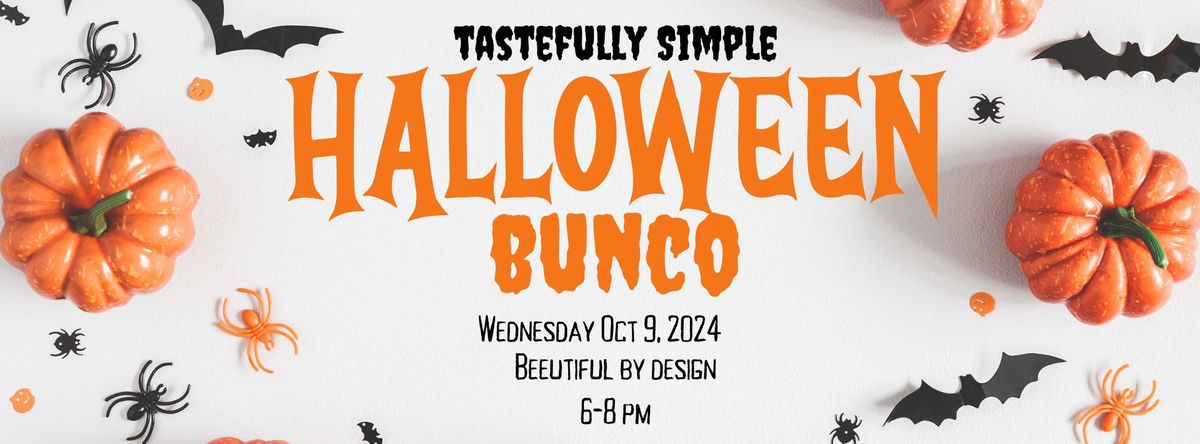 Tastefully Simple Halloween Bunco