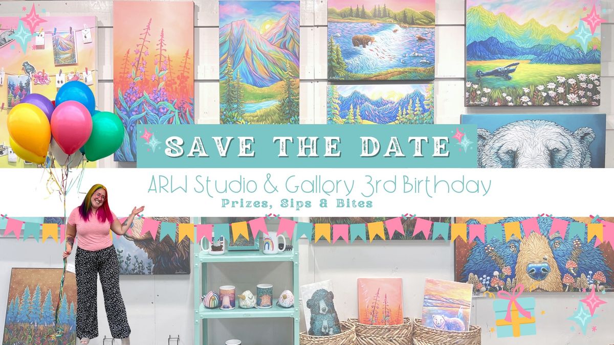 ARW Anniversary Party- We're Turning 3!