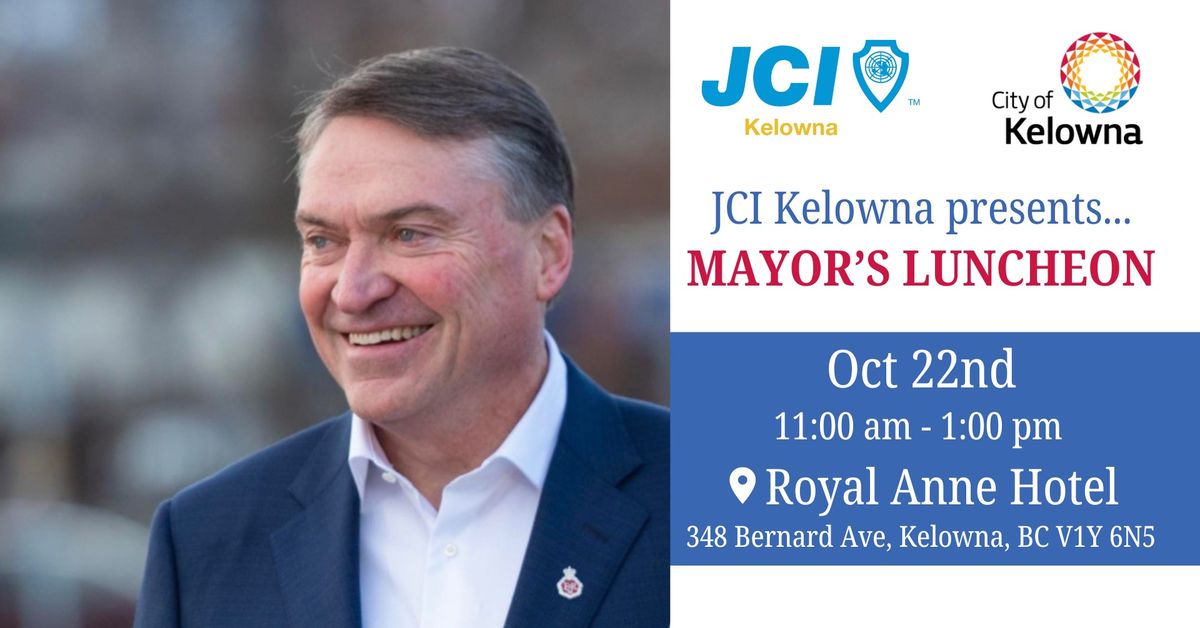 JCI Kelowna Mayor's Luncheon 2024