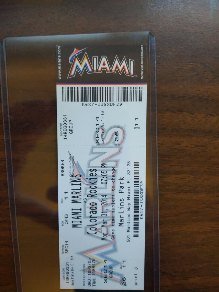 Colorado Rockies at Miami Marlins at loanDepot Park