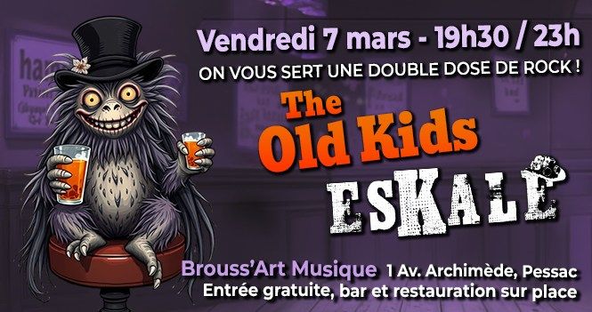 Double dose de rock avec The Old Kids & EsKale