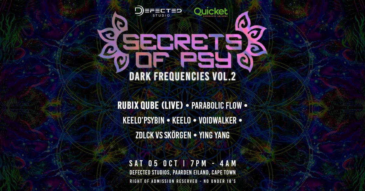 SECRETS OF PSY : DARK FREQUENCIES VOL 2