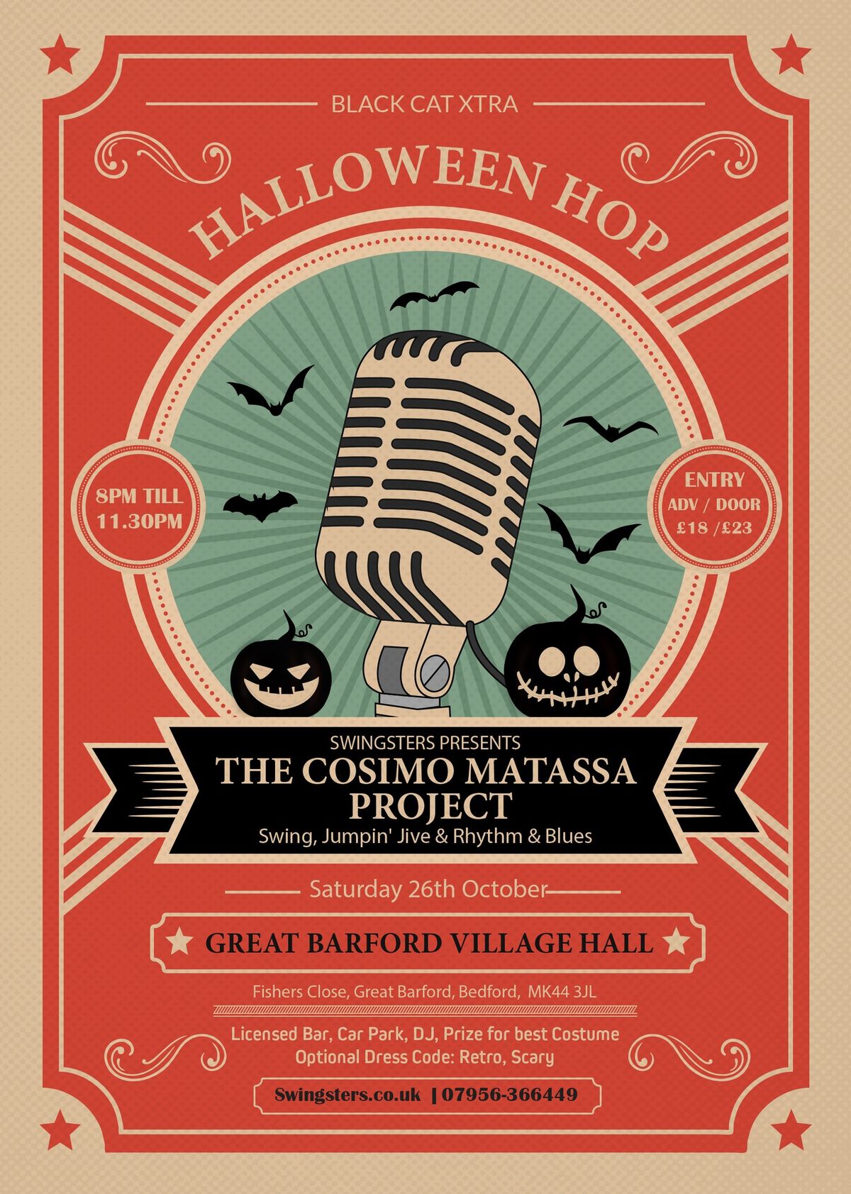 Swingsters Halloween Hop Starring The Cosimo Matassa Project