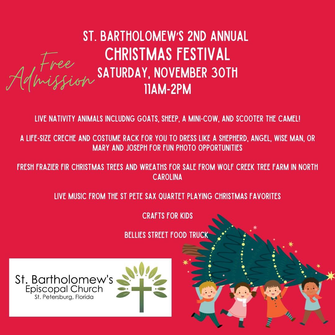 St Bartholomew\u2019s Annual Christmas Festival 2024