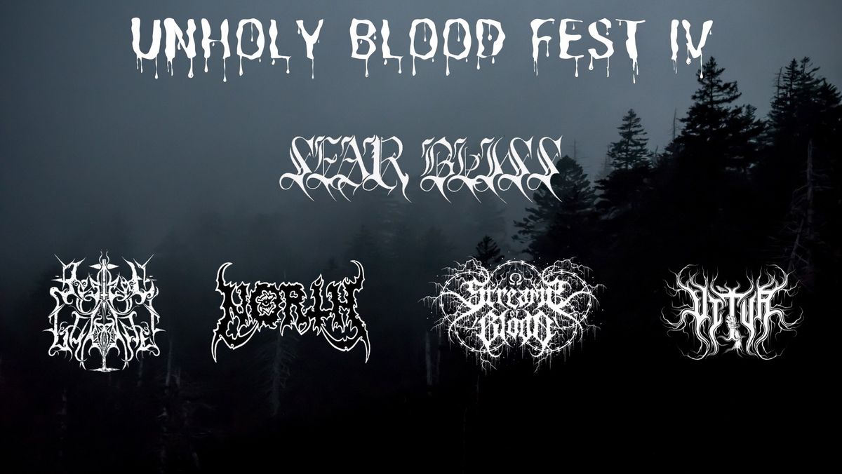 Unholy Blood Fest IV: Sear Bliss (HU) \/ Bestial Bukakke (DE) \/ Streams of Blood (DE) \/ North \/ Vitur