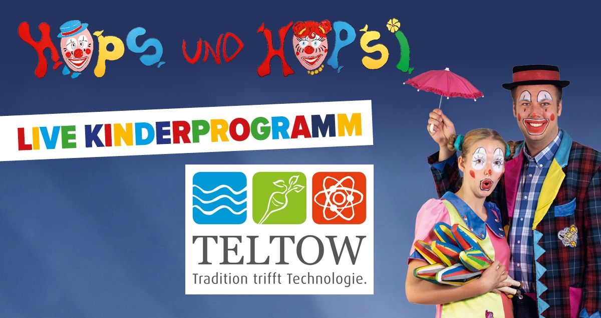 Clown Hops und Hopsi Kinderprogramm in Teltow