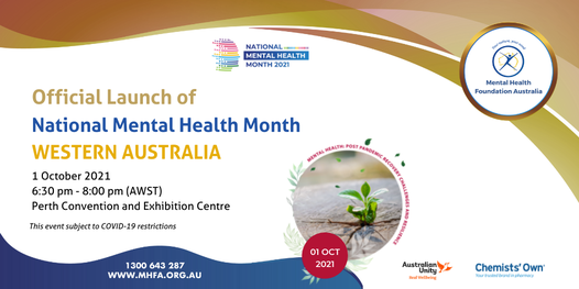 Official Launch of National Mental Health Month - Western Australia