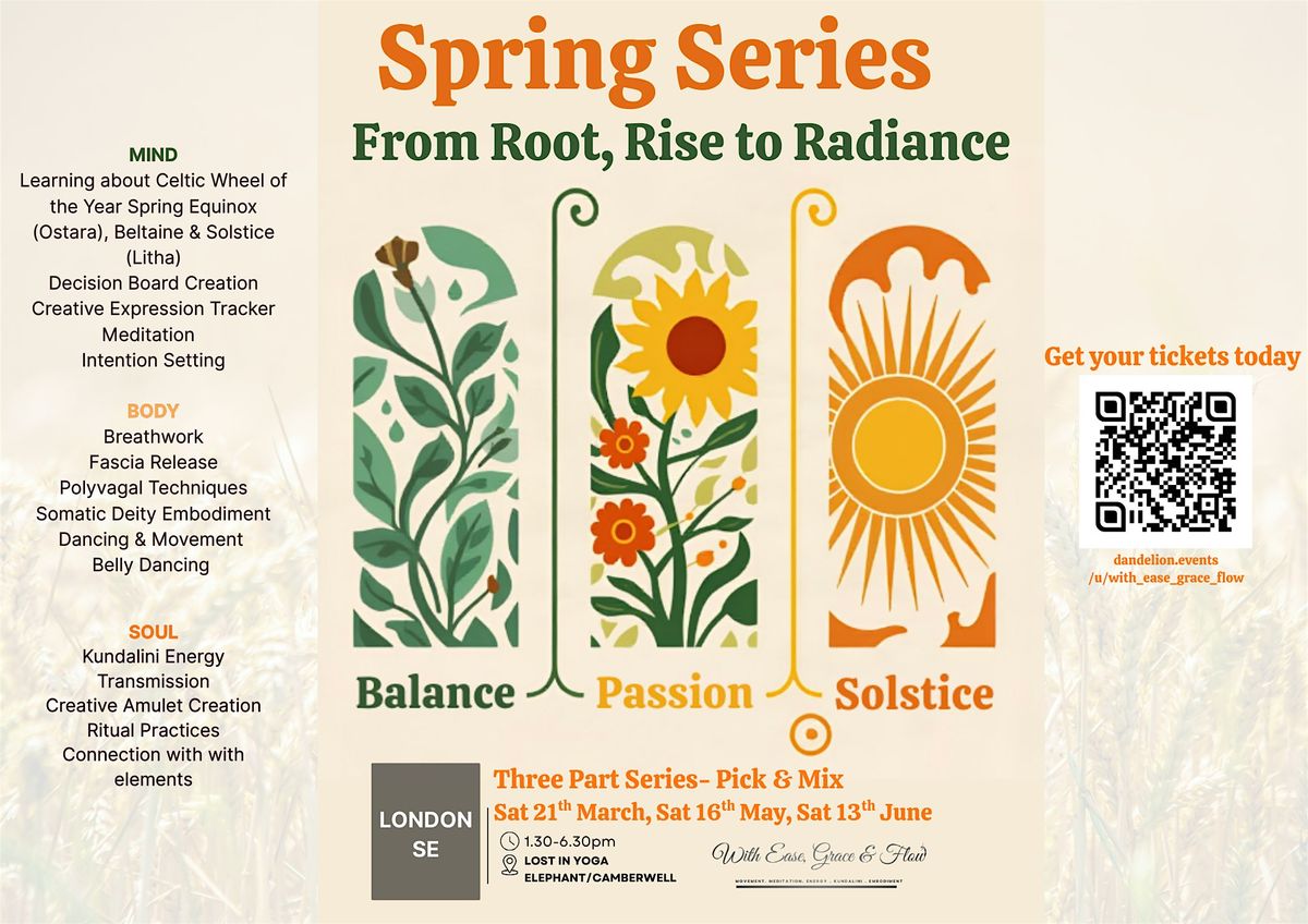 Beltaine |Spring Seies | Roots to Rise | Passion & Play Half Day Retreat