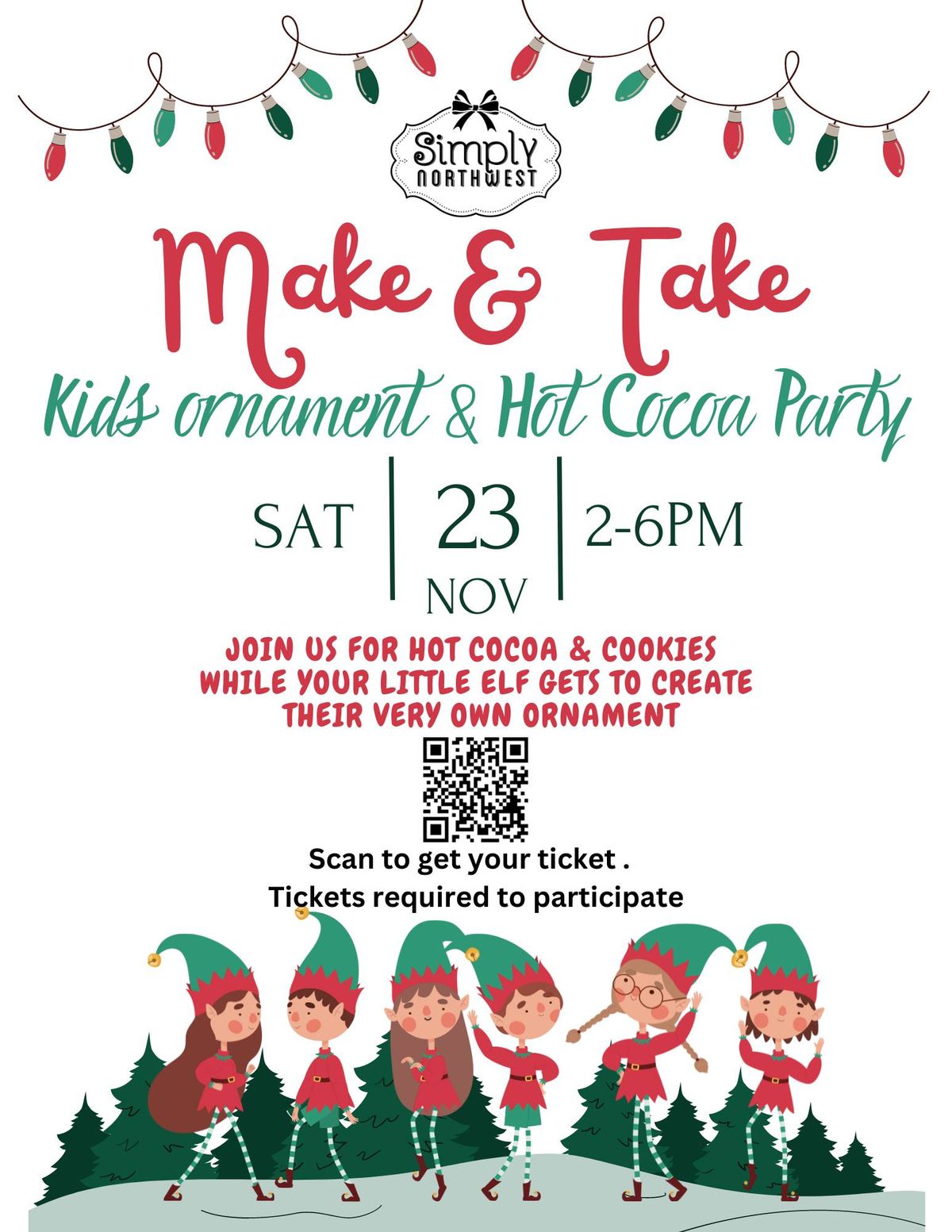 Make & Take Kids Ornament & Hot Cocoa Party 