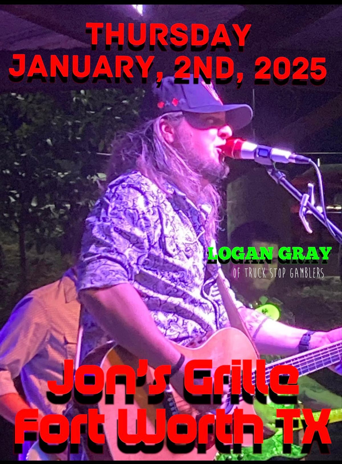 Logan Gray of TSG (acoustic) @ Jon\u2019s Grille, Fort Worth TX