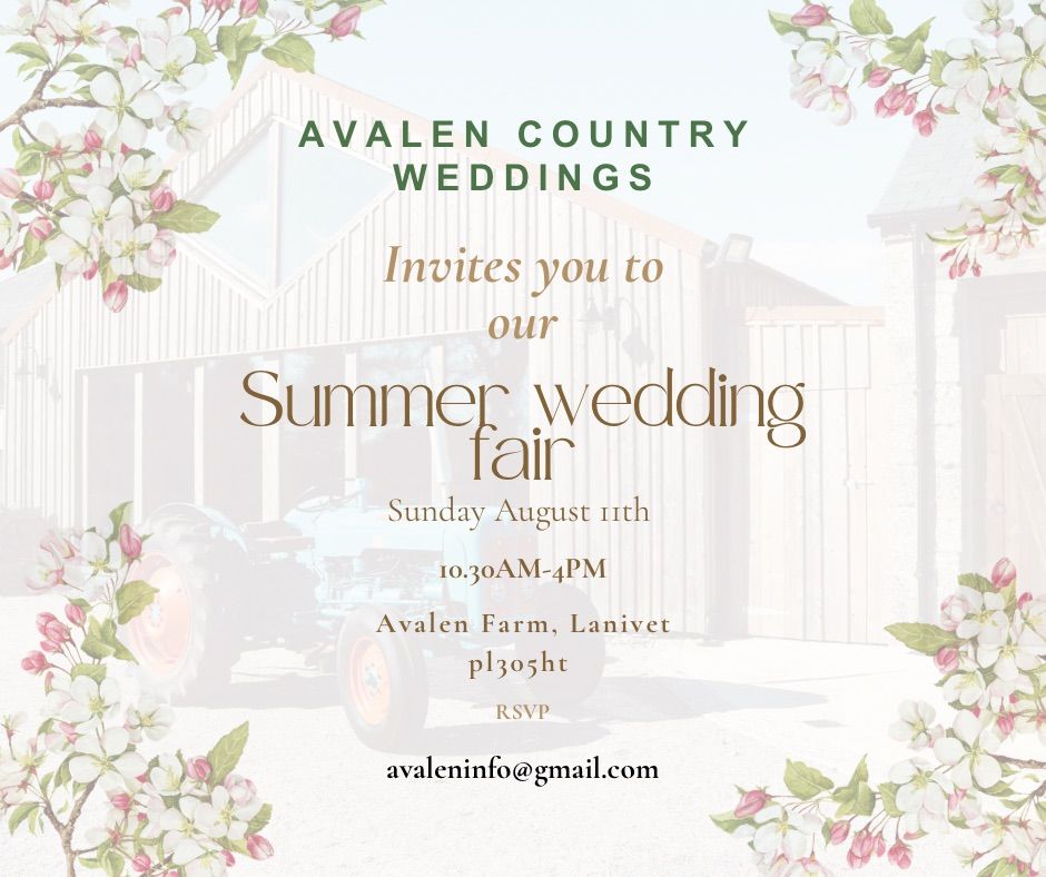 Avalen Farm Wedding Fair 