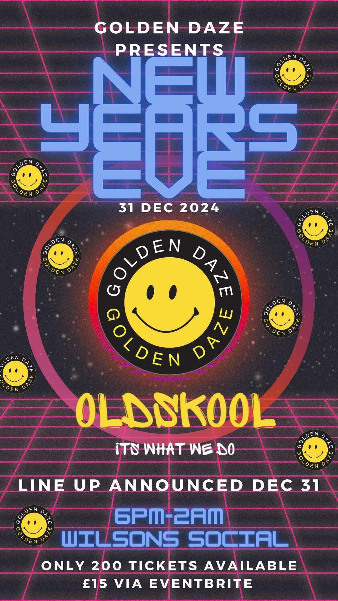 Golden Daze NYE