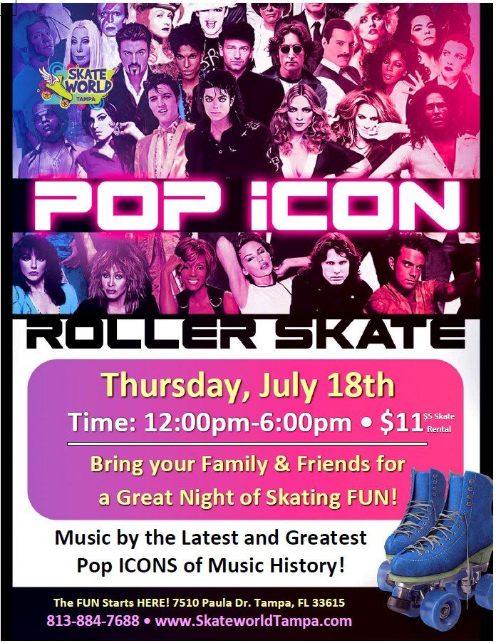 Pop Icon Skate Party