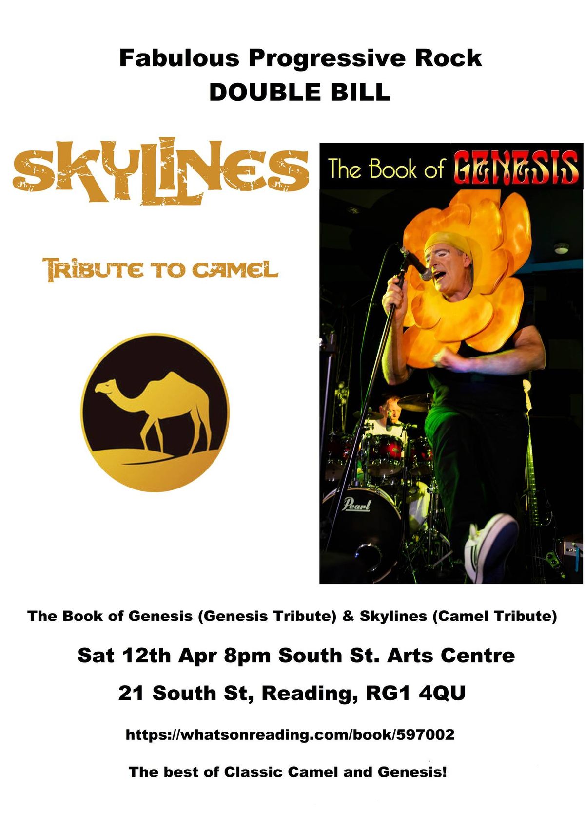 The Book of Genesis & Skylines at South Street Reading