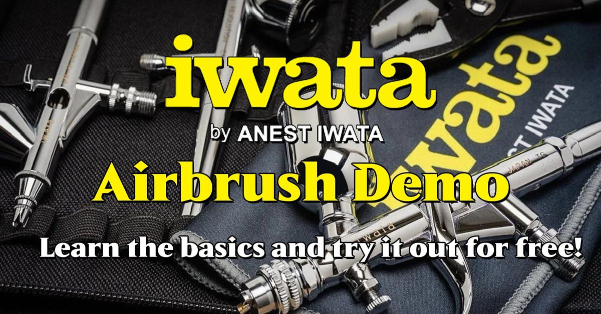 Iwata Airbrush Demo