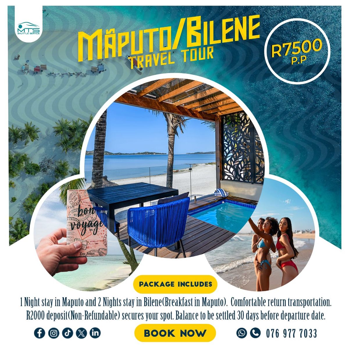 Issa date MTS Maputo -Bilene tour