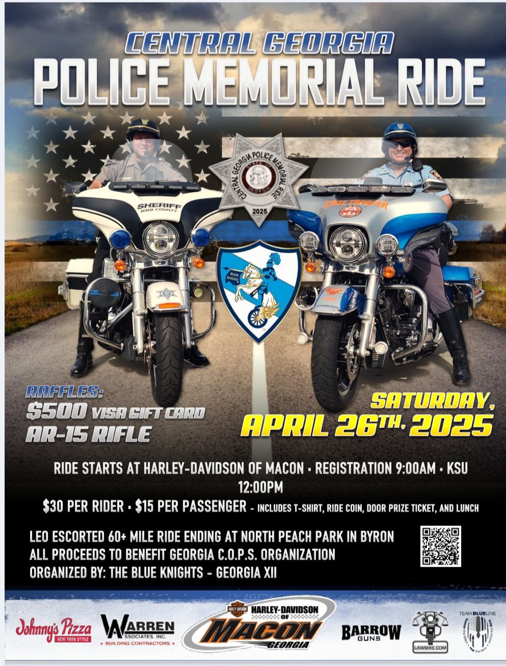 Central Georgia Police Memorial Ride 