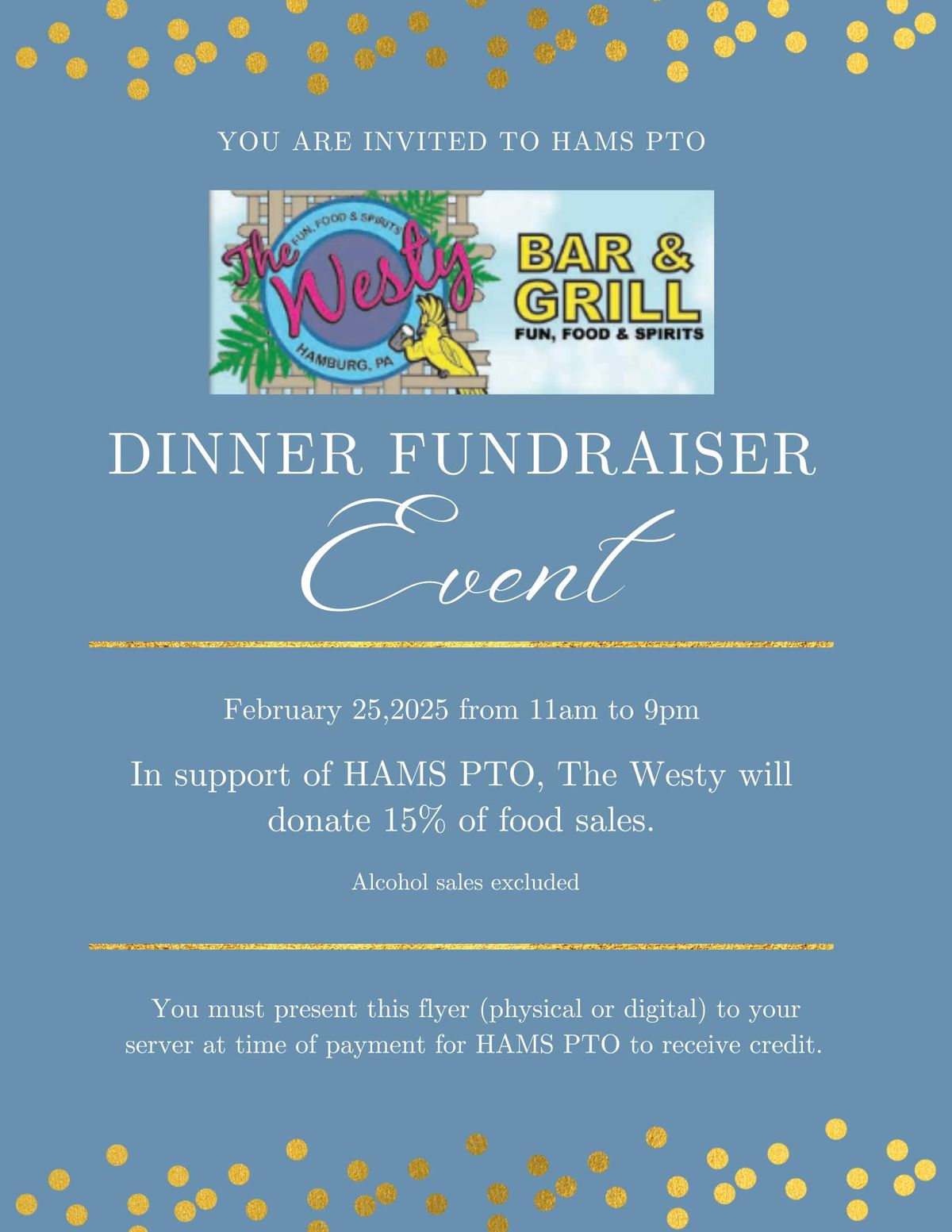 Westy Fundraiser Dinner