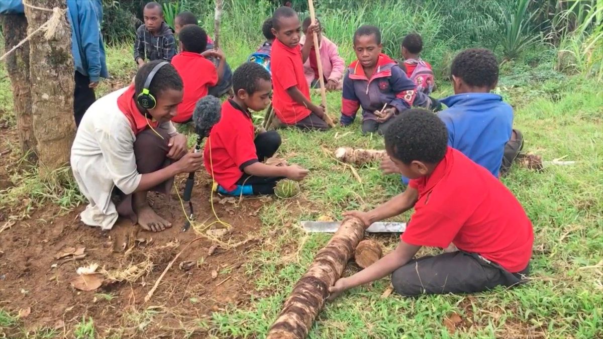 Spielautos, Boote, Sitzmatten Kurzfilme von Kindern aus Kamerun, Venezuela und Papua Neuguinea