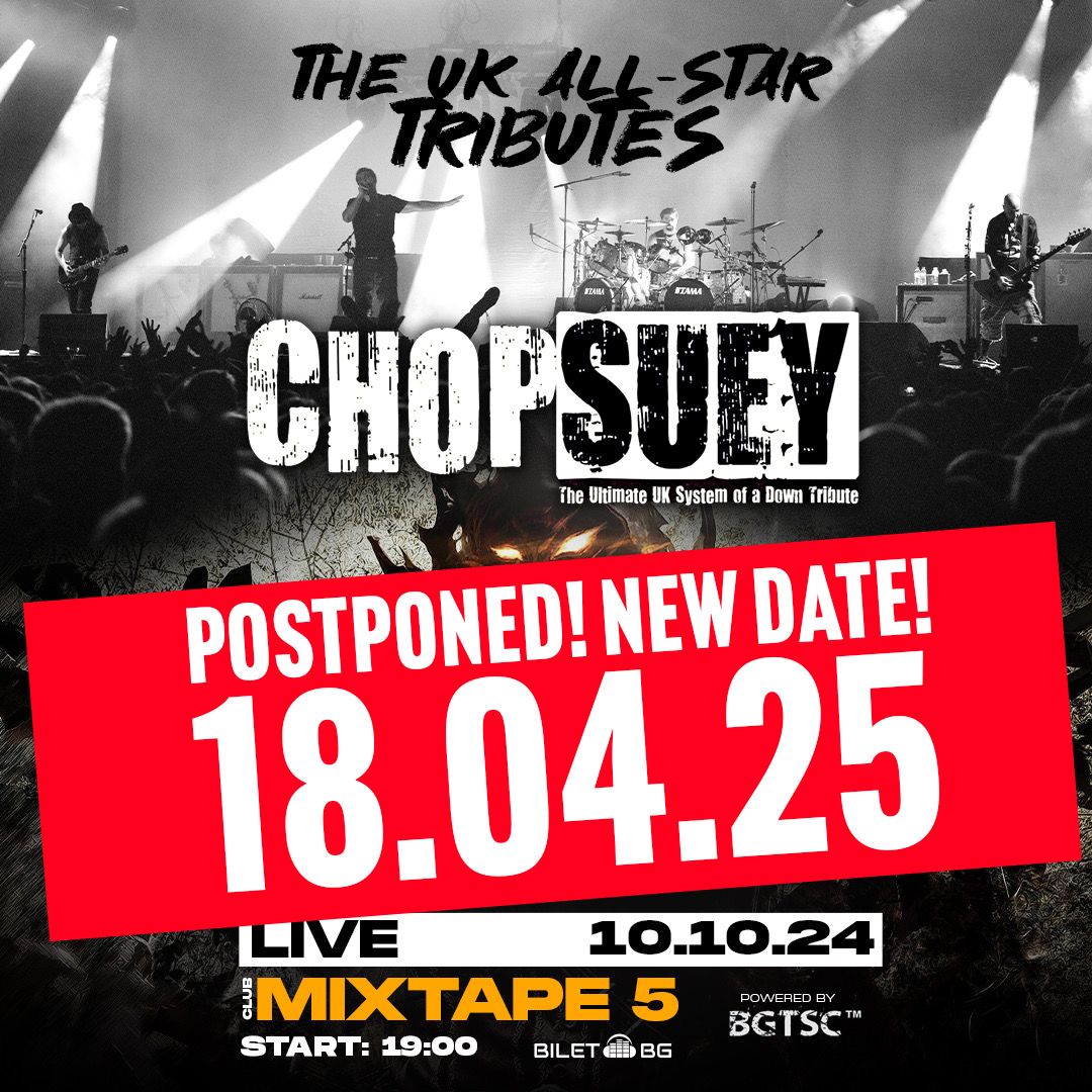 \u041d\u041e\u0412\u0410 \u0414\u0410\u0422\u0410! SYSTEM OF A DOWN Tribute by Chop Suey & MORE LIVE \/ Club Mixtape 5 \/ 10.10 