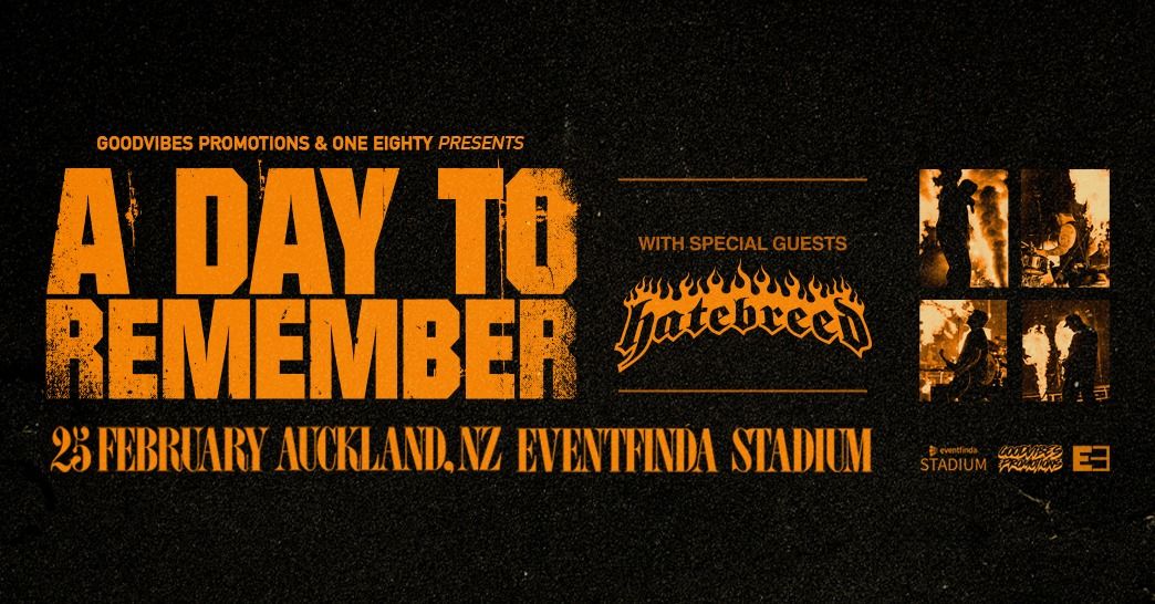 A Day To Remember with Hatebreed | Auckland