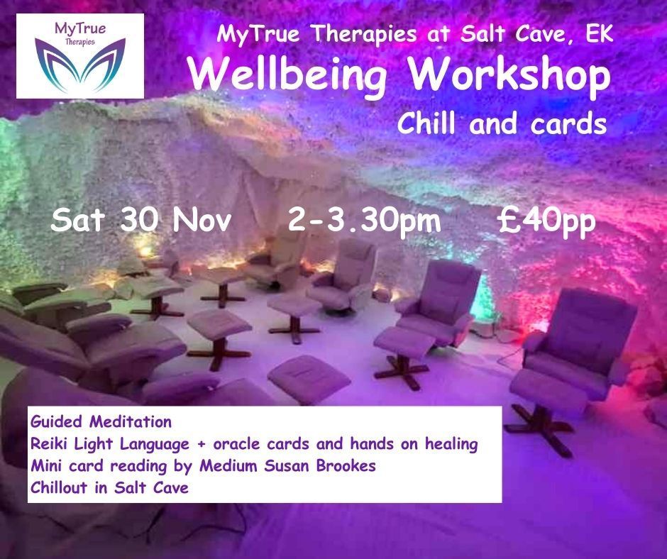 Salt Cave - Wellbeing Workshop - chill and cards