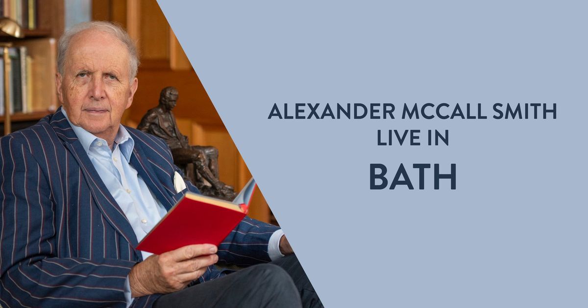 A morning with Alexander McCall Smith hosted by Toppings Bath (UK)