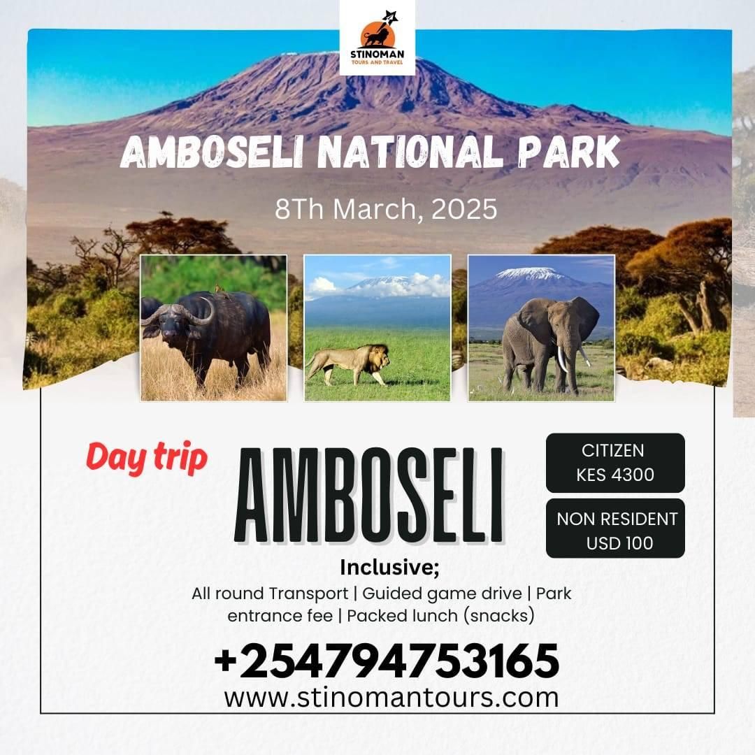 Day trip Amboseli National Park 