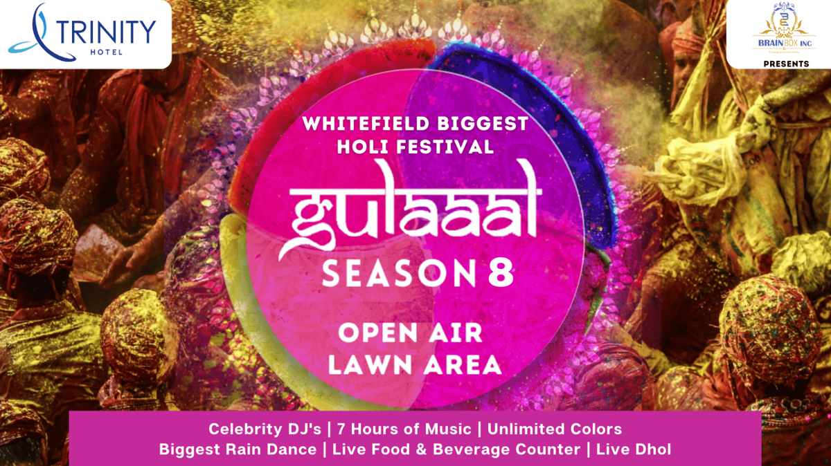 WHITEFIELD`S BIGGEST HOLI FESTIVAL GULAAAL (SEASON 8)