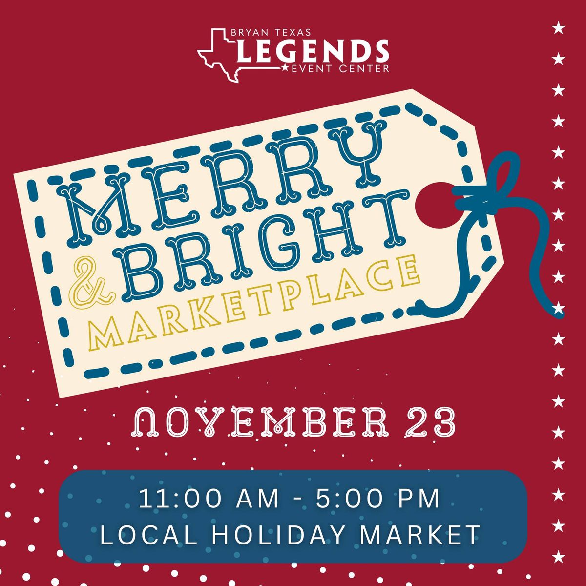 Pop up @ Merry & Bright Marketplace