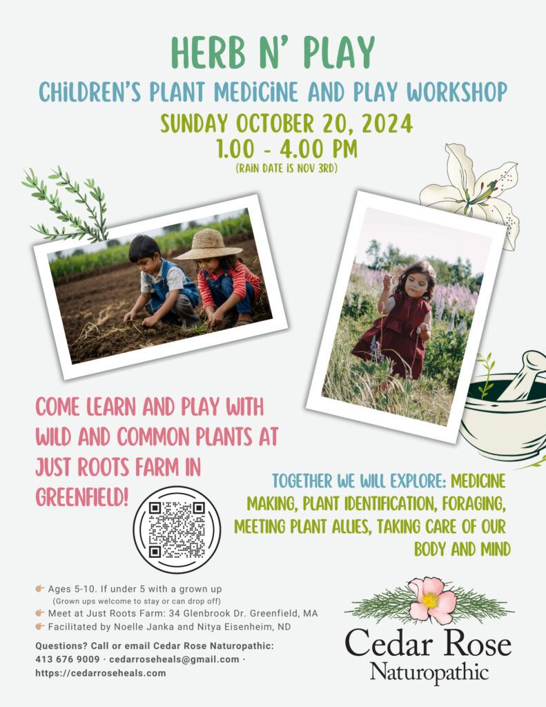 Herb 'n Play: Children's Plant Medicine and Play Workshop