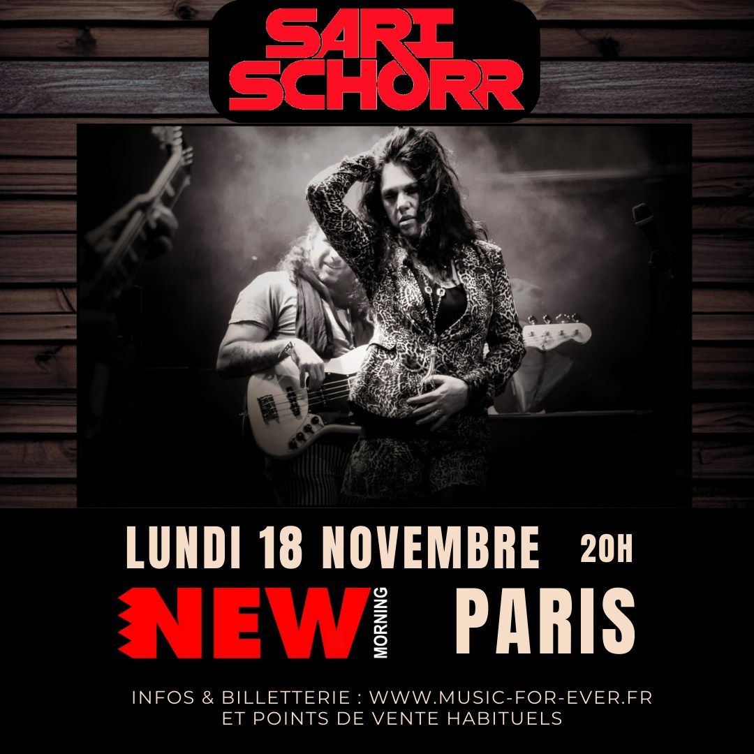 SARI SCHORR - New Morning - PARIS 