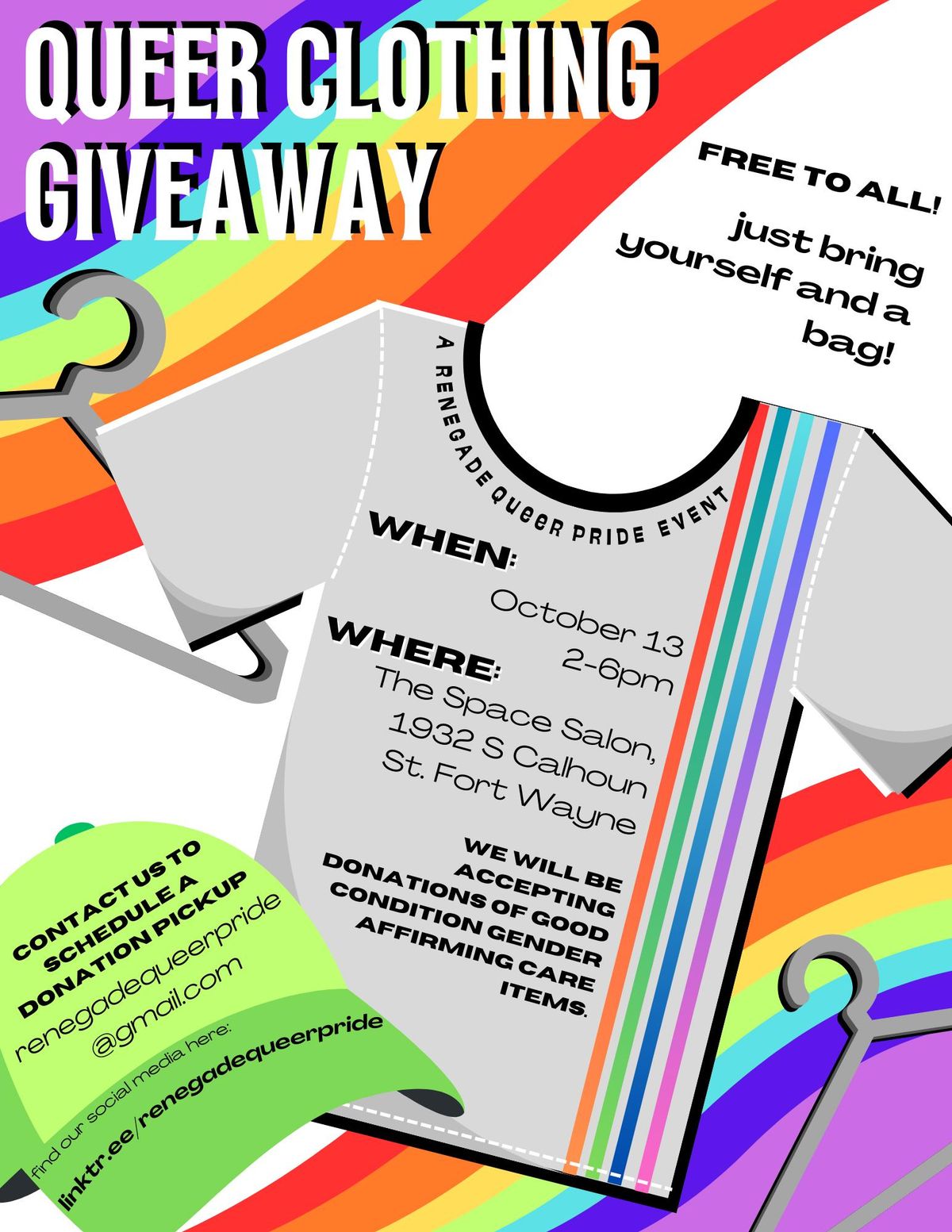 Queer Clothing Giveaway Fall Edition