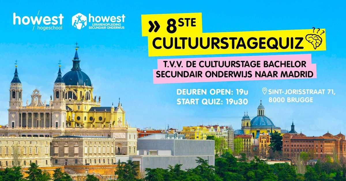 8ste Cultuurstagequiz Howest BaSO