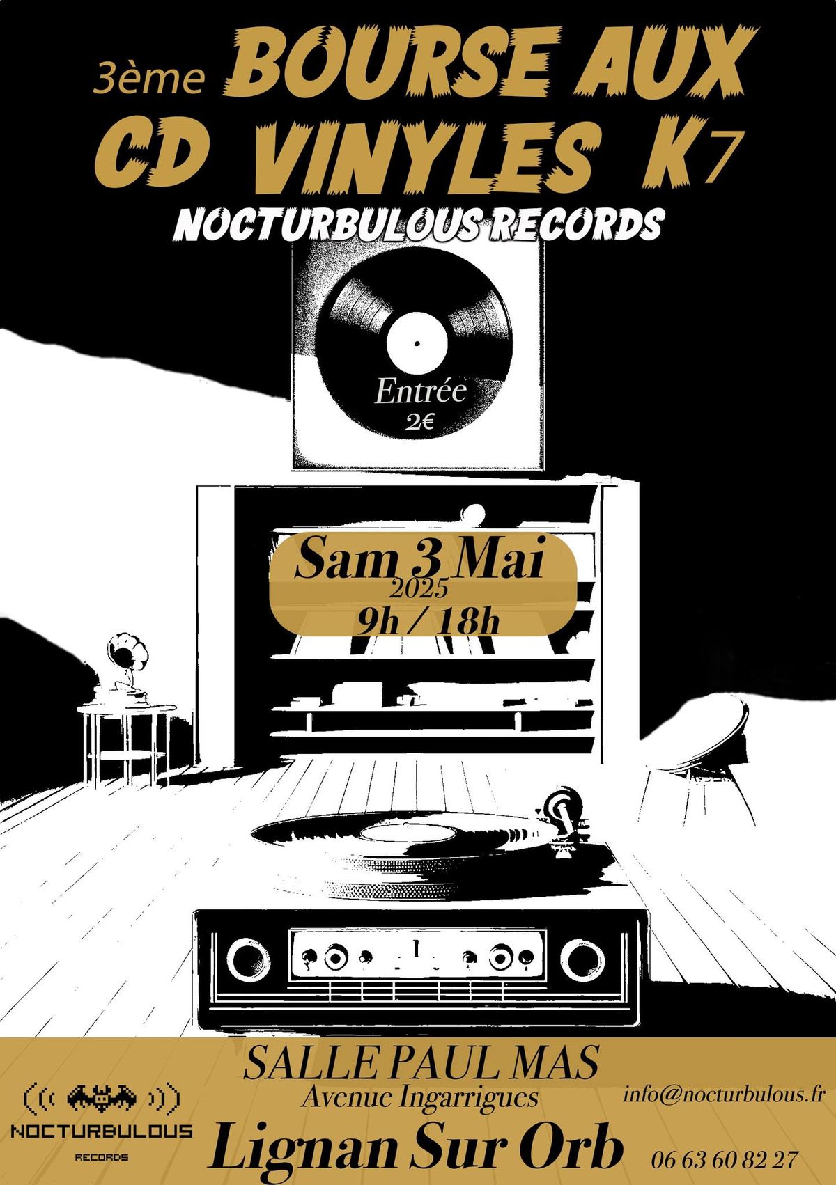 3\u00e8me Bourse Aux Vinyles (Nocturbulous)