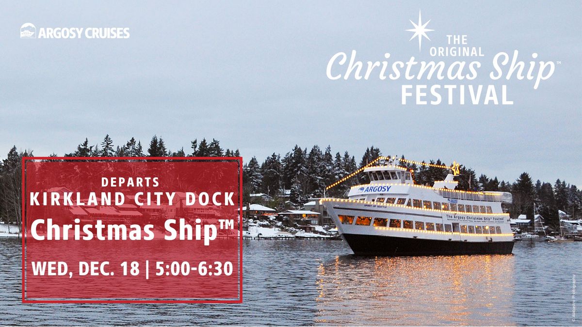 Christmas Ship\u2122 - Dec. 18 @ 5pm 