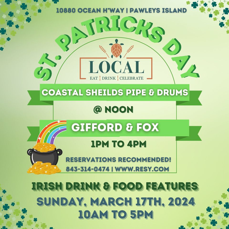 St. Paddys Day 2024, Local Eat Drink Celebrate, Pawleys Island, 17 ...