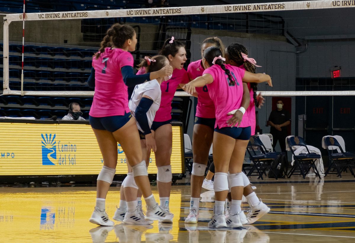 UC Irvine Anteaters at Cal Poly Mustangs Womens Volleyball at Mott Gym