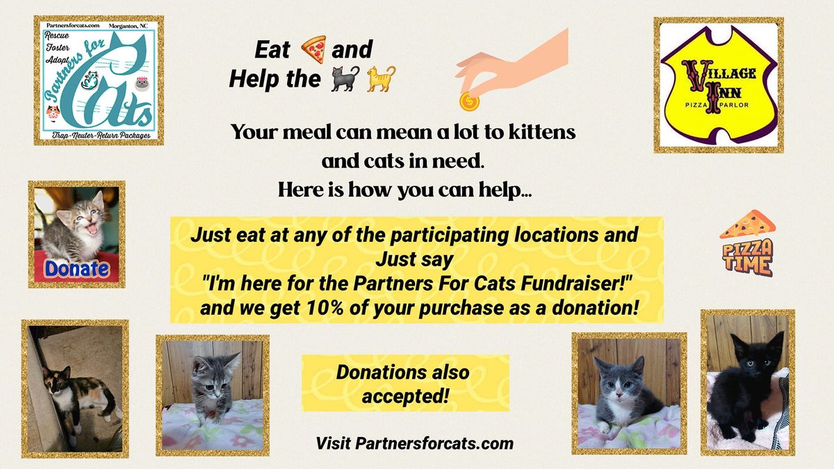 Partners For Cats Mooresville Village Inn Fundraiser