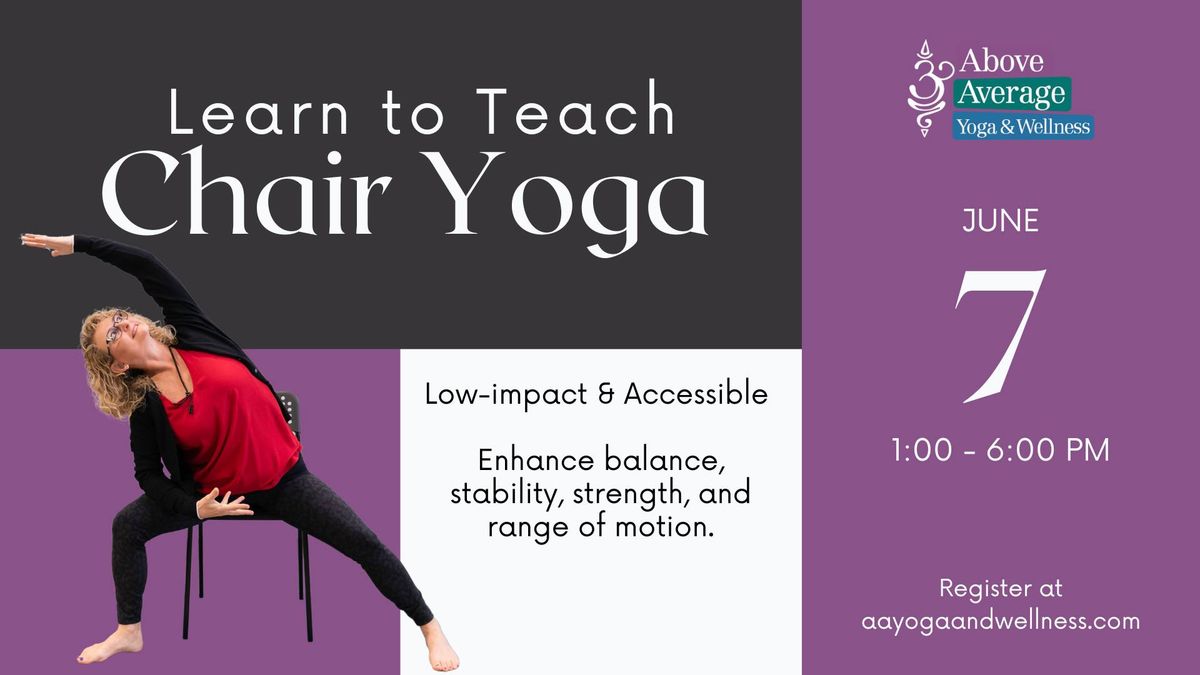 Learn to Teach Chair Yoga