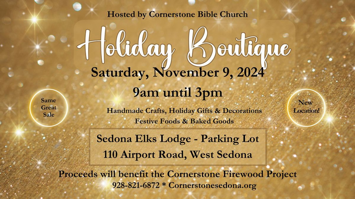 Holiday Boutique at Sedona Cornerstone Bible Church 