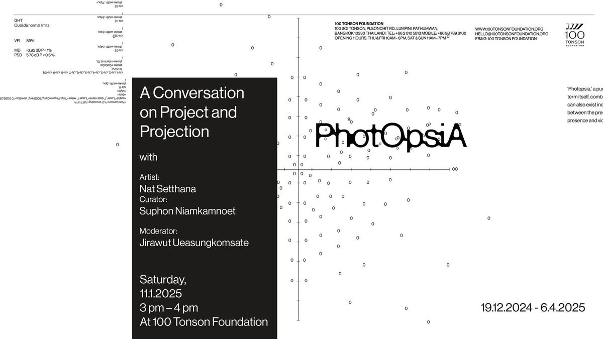 Photopsia \u2014 A Conversation on Project and Projection