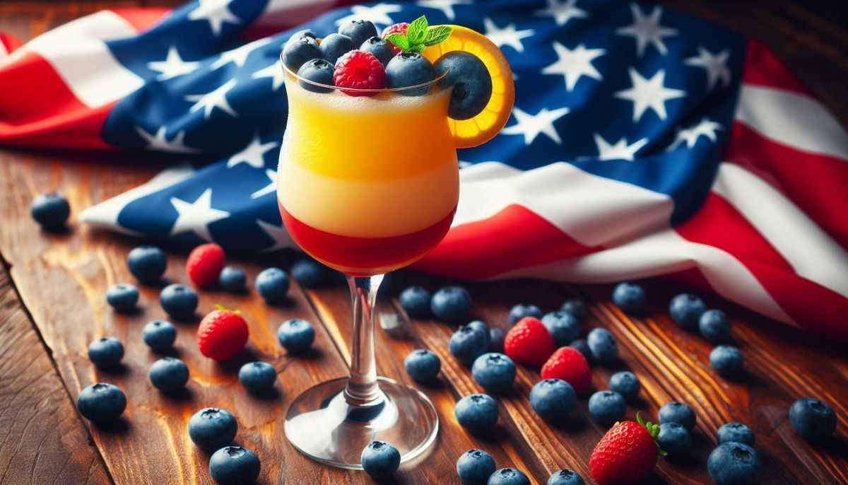 Morning Mimosa Independence Day Theme. 