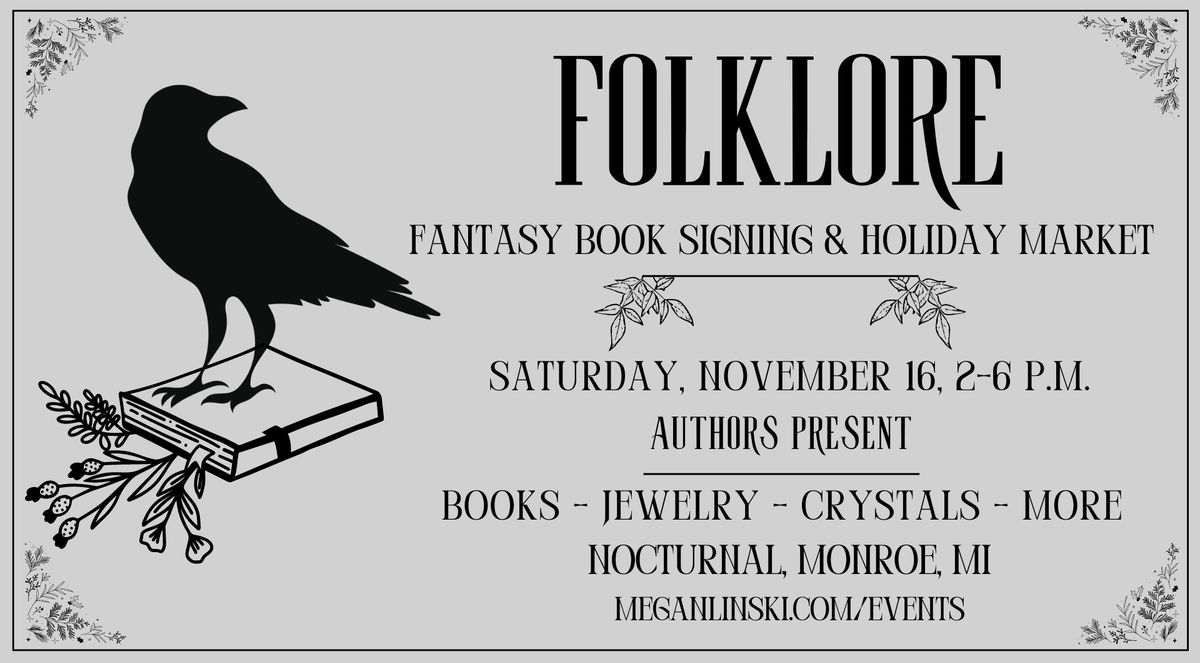 Folklore Fantasy Book Signing & Holiday Market