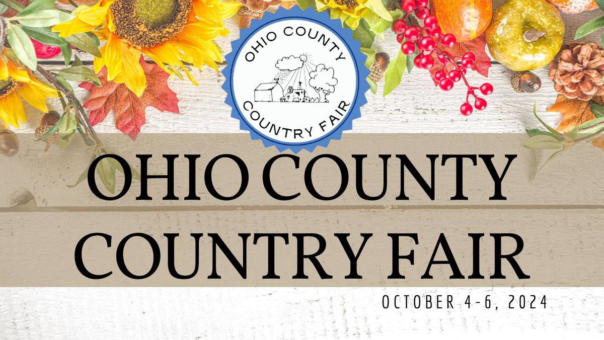 2024 Ohio County Country Fair, Levenson Shelter, Oglebay Park, Wheeling