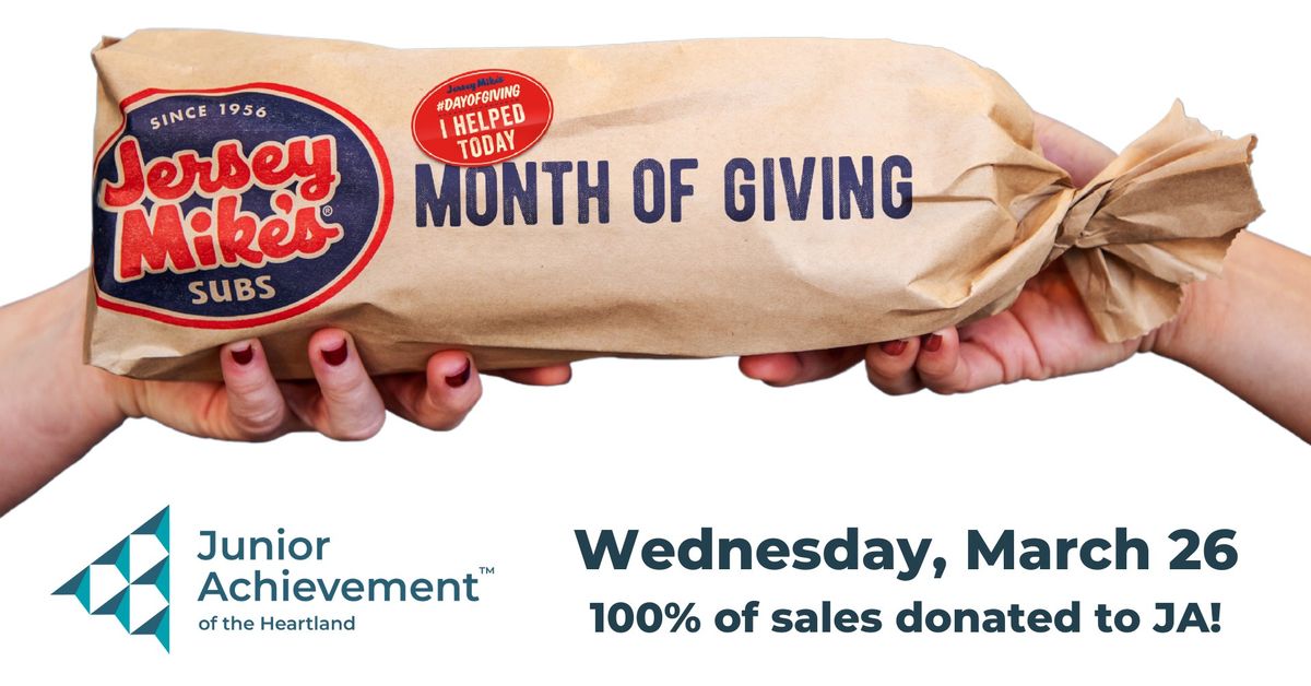 Jersey Mike's Day of Giving Supporting JA