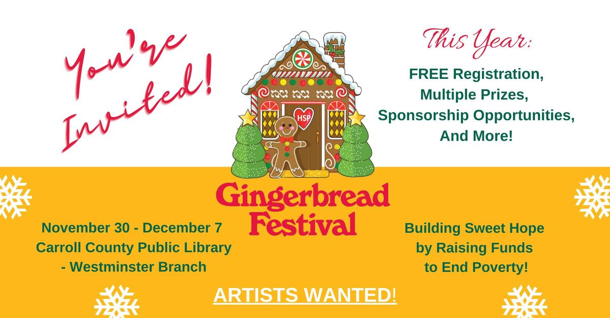 HSP's 10th Annual Gingerbread Festival