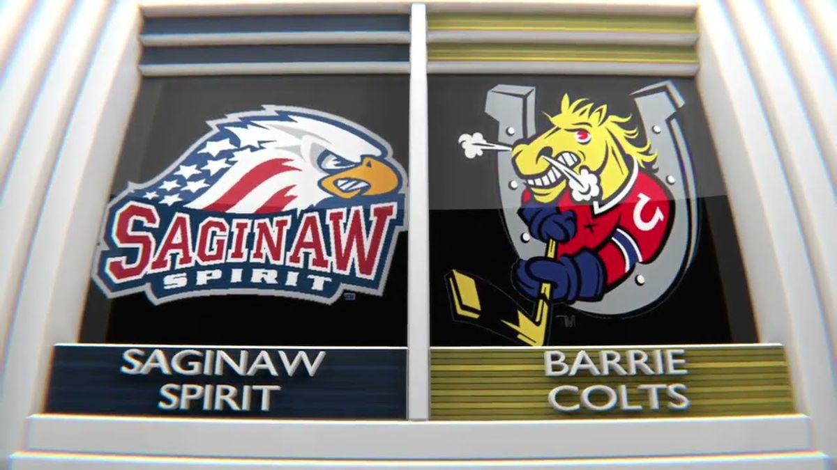 Barrie Colts at Saginaw Spirit at Dow Event Center