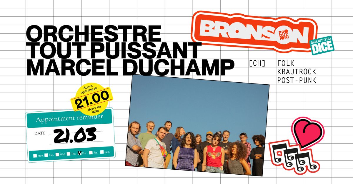 Orchestre Tout Puissant Marcel Duchamp - Bronson Club, Ravenna