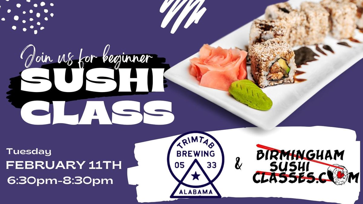 Beginner Sushi Class - Birmingham Alabama